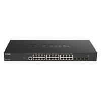 D-Link 24-port 10GBASE-T 4-port 10/25G SFP28 Smart Managed Switch - DXS-1210-28T