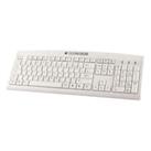 Gett Clean Desk - KL20232 USB Keyboard Waterproof Fluester Stop 105 Keys - White