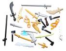 LEGO Weapons RANDOM Pack x23 for knight castle # GENUINE # NEW # axe sword pike