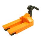 LEGO orange hand pallet jack truck wheels for minifigure warehouse airport