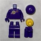 LEGO Dark Purple Classic Spaceman Minifigure Astronaut Space Brand New