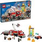LEGO City Fire Command Unit (60282) Building Set, Fire Engine Toy for Kids 6+