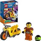 LEGO 60297 City Stuntz Demolition Stunt Bike Set with Flywheel-Powered Toy Moto
