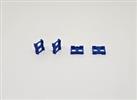 LEGO UTILITY BELT 6447551 FOR SUPER HEROES SOLDIER MINIFIGURE BLUE X4 NEW (K5)