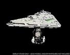 Display stand 3D for Lego 75190 Star Destroyer First Order+minifig slots (A1024)