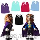 3 CUSTOM Beast Capes for your Lego friends minifigs. 26584 style - CAPE ONLY