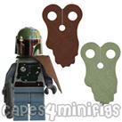 2 CUSTOM Boba Fett capes for your Lego Starwars minifigure / minifig - CAPE ONLY