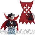 2 CUSTOM Count Dracula capes for your Lego minifig / minfigures. CAPES ONLY