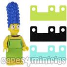 3 CUSTOM Skirts for your Lego Marge Simpson minifigure. Capes ONLY