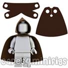 2 Sets of CUSTOM Capes / Hoods for your Lego starwars minifigures - CAPES ONLY