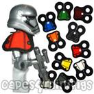 CUSTOM pauldrons - ideal for your Lego stormtrooper or clone trooper. CAPES ONLY