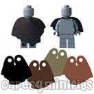 4 CUSTOM fabric PLAIN UNPRINTED capes for your Lego Han Solo - CAPE ONLY