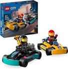 LEGO City Go-Karts and Race Drivers, Racing Vehicle Toy Playset for 5 Plus...