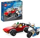LEGO City Police Bike Car Chase Toy with Racing Vehicle & Motorbike Toys for...