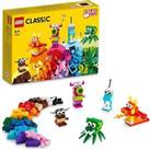 LEGO Classic Creative Monsters, Construction Playset with 5 Mini Build...