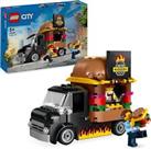 LEGO City Burger Van, Food Truck Toy for 5 Plus Year Old Boys & Girls,...