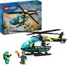 LEGO City Emergency Rescue Helicopter Toy for 6 Plus Year Old Boys & Girls,...