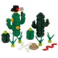 Cactus | Desert Plant | Western, Cowboy | Custom kit made with real LEGO Bricks