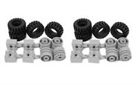 LEGO City / Technic WHEELS set of 8 Tire + Wheel 30.4 x 14 mm large truck van