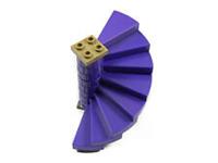 LEGO STAIRS DARK PURPLE (x8 steps) spiral round castle harry potter hobbit lotr