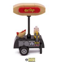 Hot Dog Stand - City Street Food Vendor - Hot Dog Cart BBQ | All parts LEGO