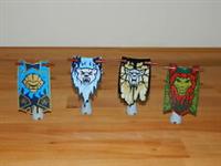 LEGO BANNERS flags x4 accessoriesfor minifigures castle knight chima 19-10