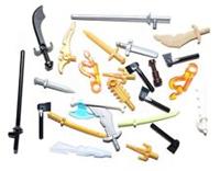 LEGO Weapons RANDOM Pack x23 for knight castle # GENUINE # NEW # axe sword pike