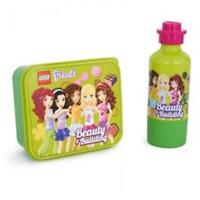 LEGO FRIENDS SMALL LUNCH BOX & DRINKS BOTTLE SET BRAND NEW GREAT FOR SCHOOL
