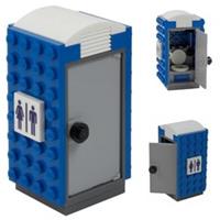 Portable Loo - Mobile Toilet WC | Kit Made With Real LEGO