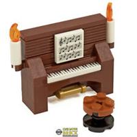 Upright Piano Antique Keyboard with music sheet | All parts LEGO