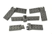 LEGO hinge swivel 2x4 plate (4 sets 8 pieces) flat heavy duty 90 deg reversible