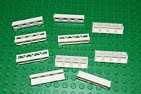 ? LEGO short barrier fence WHITE 1x4 (pack of 20) for a house PART 3633
