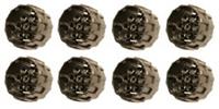 LEGO TECHNIC HARD PLASTIC WHEELS (set of 8) with axles f/ CITY conversion