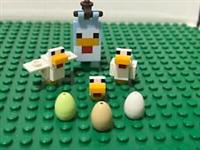 LEGO MINECRAFT CHICKENS & EGGS FROM SET 21140