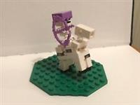 LEGO MINECRAFT SKELETON HORSE + RIDER FROM SET 21171