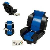 Gaming Chair Blue | Video Console Gamepad | Custom kit made with real LEGO
