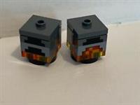 2 x LEGO MINECRAFT FORGE FURNACE FROM SET 21160