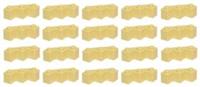 LEGO bricks FACET modified 3x3 (pack of x20) # Tan Cream wall castle house *