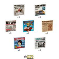 Newspapers & Magazines | Custom Printed LEGO Parts | Kit Made With Real LEGO