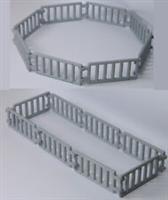 LEGO LADDER / FENCE LIGHT GRAY pack of 16 castle farm animal garden playmobil