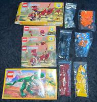 LEGO CREATOR 31058 MIGHTY DINOSAURS NEW AND SEALED AND 31073 MYTHICAL CREATURES