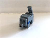 LEGO MINECRAFT WOLF FROM SET 21140 BLACK & WHITE EYES (minewolf04)