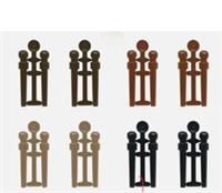 2x Brand New Original Lego Wand Harry Potter Light / Dark Brown / Black / White