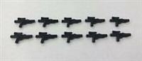 10 X STAR WARS BLASTER MINIFIGURE GUNS WEAPONS BUILT FOR LEGO MINIFIGURE