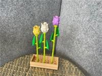 Display Stand for the LEGO Tulip 40461 planter/ window box case creator