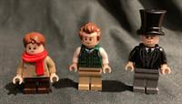 New Lego Bob Cratchit Tiny Tim Scrooge Minifigure From 40410 Dickens Choose Fig