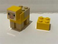LEGO MINECRAFT YELLOW SHEEP FROM SET 21153
