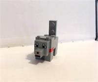 LEGO MINECRAFT WOLF FROM SET 21121 BLACK & WHITE EYES (minewolf01)