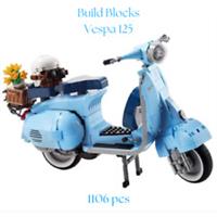 Build Blocks icons - Vespa 125 | 1106pcs (10298) High Quality ABS Plastic Kit
