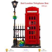 Build Blocks IDEAS - Red London Telephone Box | 1460pcs (21347) ABS Kit